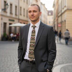 Vintage Tabasco Men’s Silk Necktie